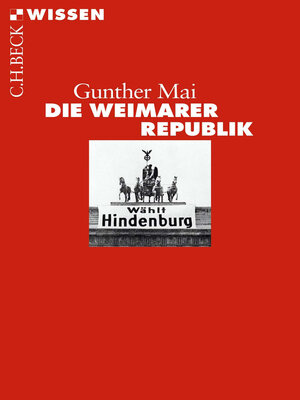 cover image of Die Weimarer Republik